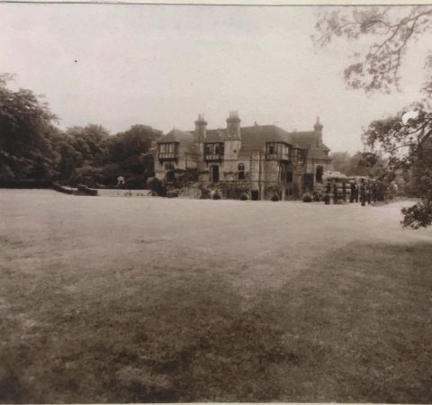 old photo showing Fawkham Manor
