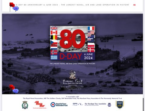 logo showing the words D Day 80
